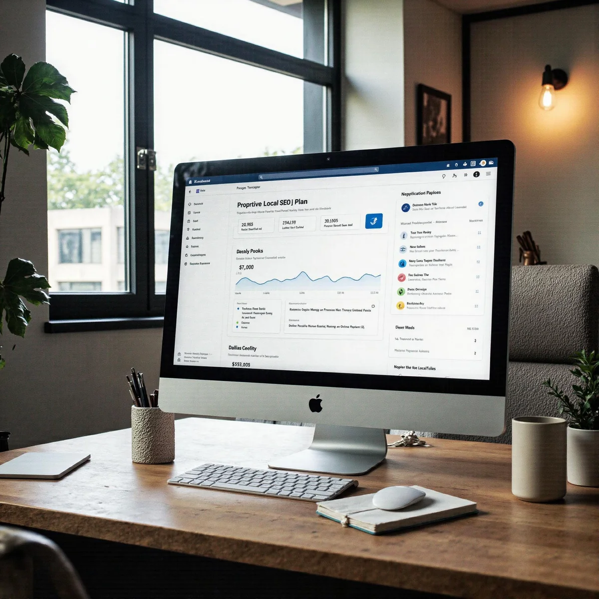 Modern Dallas, Texas law firm utilizing a simple, proven local SEO plan, with a focus on reviews and online reputation, set a