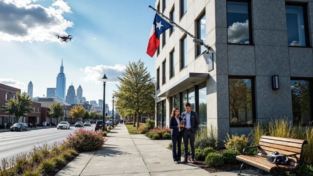 Modern in Dallas, Texas, exemplifying strong curb appeal, amidst The Texas-Level Shift Realtors Cannot Ignore Righ
