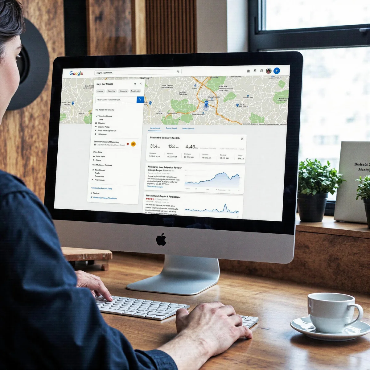 Dallas, Texas law firm utilizing Google Business Profile and Local SEO for proven review growth, as seen in the detail view o