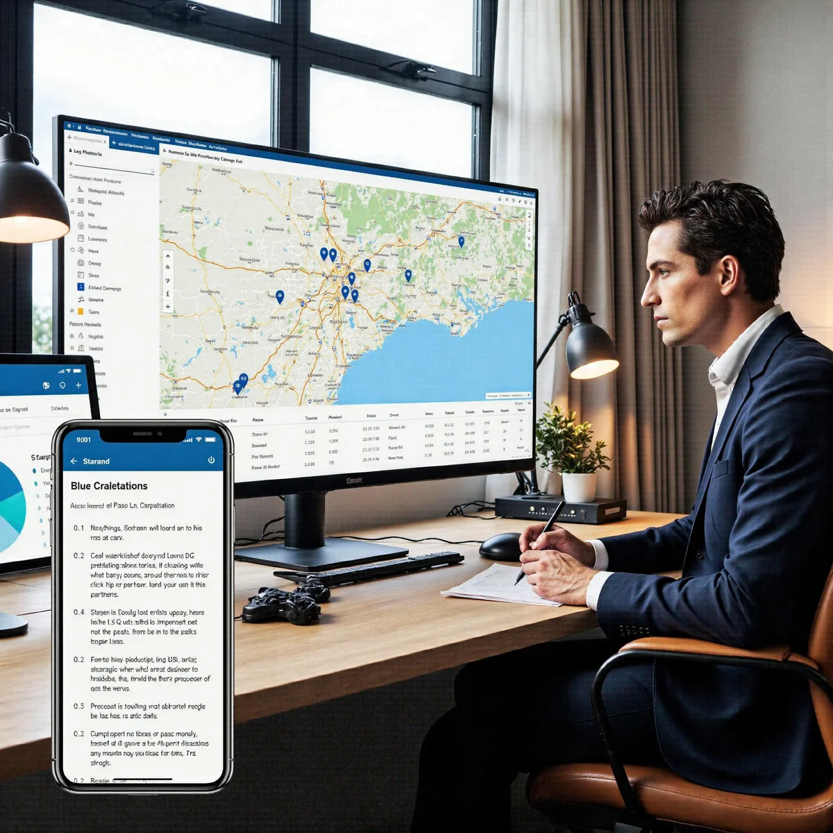 Dallas, Texas, professional service workspace with monitors displaying What Fleet Managers Should Watch After April 28 2026 E