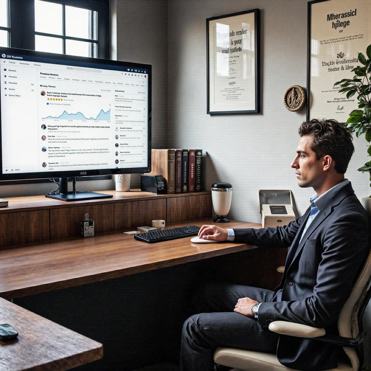 Dallas, Texas law firm utilizing Signal Strike to turn reviews into website conversion assets, as seen in the detail view of